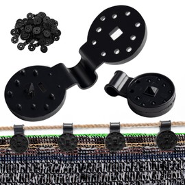 LOVE STORY 20 Piece Shade Cloth Clips Reusable Heavy Duty Lock Grip New Shade Cloth Fixed Plastic Clips for Sun Shade Net, Anti Bird Netting, Garden Netting, Shade Netting, Shade Fabric Accessories