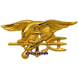 US Navy SEALS Special Warfare SEAL Team Trident Insignia Badge Pin - Full Size