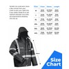 toolant Winter Safety Reflective Jacket for Men- Waterproof, High Visibility,
