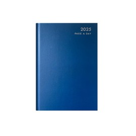 MantraRaj 2025 A6 Day A Page Diary with Hard Backed Organiser For Student, Teacher, Home, Office, Business Weekly Year Planner Best for Gift | Daily Planner | A6 Diaries (A6 Day A Page, Blue)