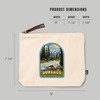 Lantern Press Durango, Colorado, Moose and River Rapids, 100% Cotton