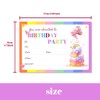Rainbow Birthday Invitation Cards -32PCS, Birthday Party Invitations Cards for