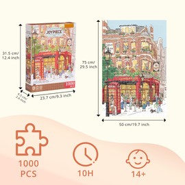 RoWood Puzzles for Adults 1000 Pieces-Covent Garden,Puzzle 1000 Pieces Challenging Puzzles for Adults,Finished Puzzle Size is 19.69'×29.53'