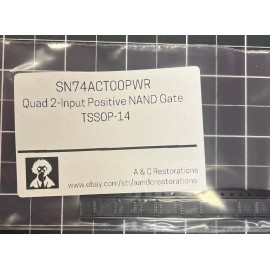 Texas Instruments 10 Each ~ SN74ACT00PWR ~ Quad 2-Input Positive NAND Gate ~  TSSOP-14