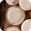 Corona 12-Piece Light Sandy Beige Ceramic Dinnerware Sets, Plates and
