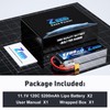 Zeee 3S Lipo Battery 5200mAh 120C 11.1V RC Soft Pack