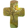 metALUm wall cross"Olive tree"