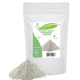Kojic Acid Powder - 100 Gr - can be incorporated into skin care formulations designed to lighten skin tone, moisturizers, creams, lotions, gels, fluids, serums, soaps