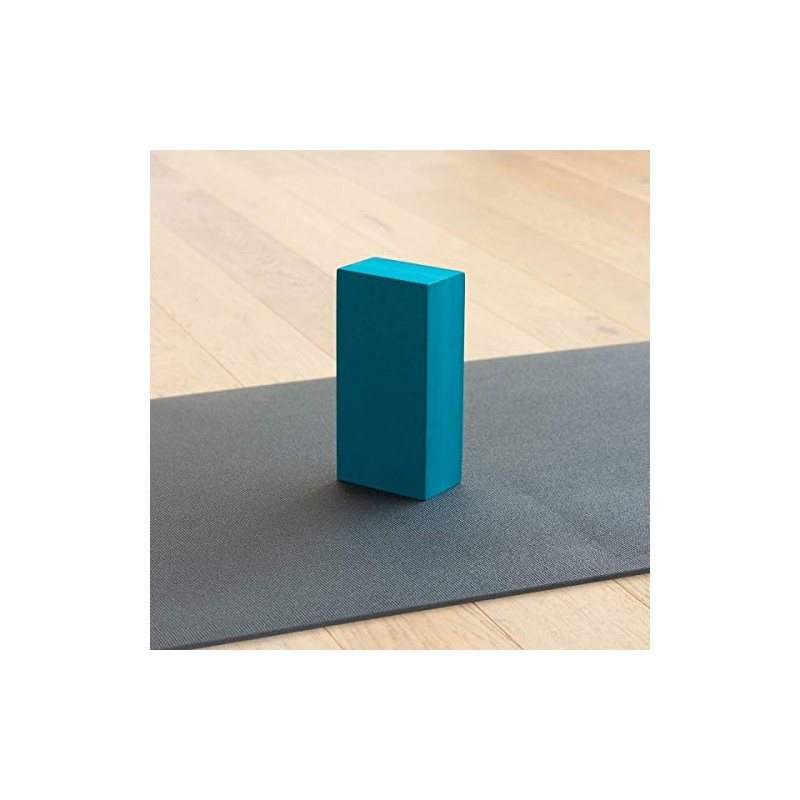 ASANA BRICK Yoga Block, Teal, Yoga Block, Practical Yoga Accessories,