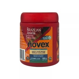 Novex Brazilian Keratin Hair Mask 3.5oz w/Free Nail File