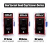 Hilitchi 420pcs M2 M3 Stainless Steel Hex Socket Head Cap