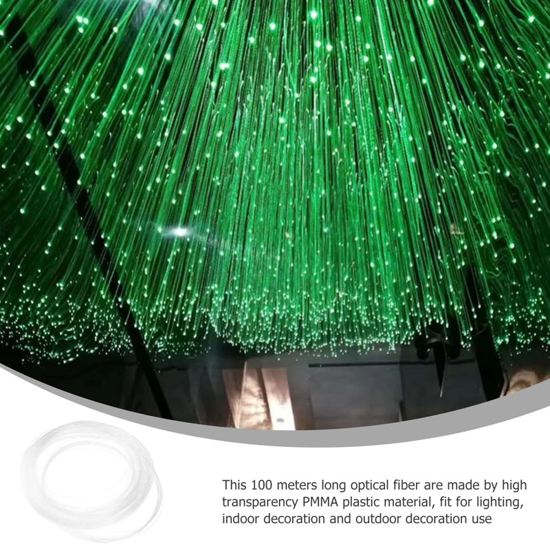 OSALADI Optical Fiber Cable Lights Guiding Fiber Optic Lighting Party