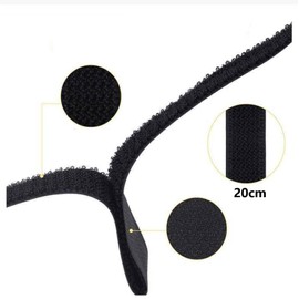 Velcro Cable Ties 32.8 ft (10 m) Wide 0.8 inches (2 cm) Buckles with 50 Pieces Velcro Fastening Bell, Binding Tape, Fastening Belt, Strong, Heat Resistant, Wire Organization, Freely Cut, Adjustable