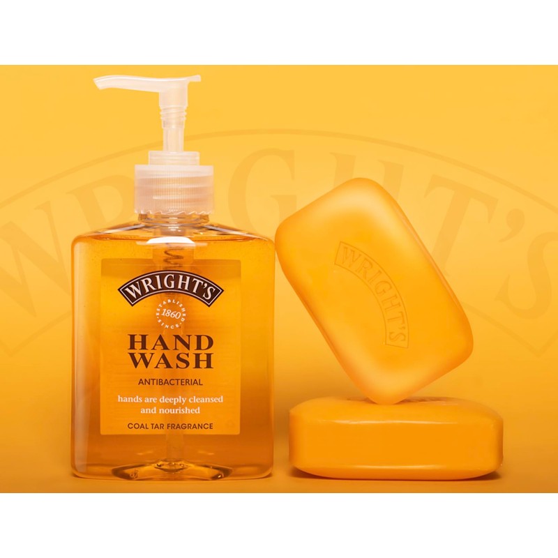 Wright's Coal Tar Traditional Soap -Pack of 4 and Wrights