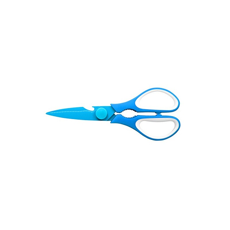 C&S CS Good4U Multi Purpose Scissors, Stainless Steel, Blue, 26