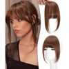 Clip in Fringe - Bangs Hair Clip in Bangs 100%