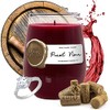 Jackpot Candles Pinot Noir Wine Glass Candle with Ring Inside