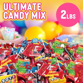Assorted Candy Variety Pack – 2 LB Bulk Bag Ideal for Piñatas, Goodie Bags, Party Favors & Buffets – Perfect for Events, Celebrations & Large Displays