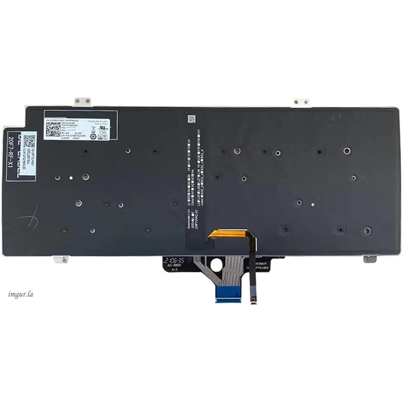 Tiugochr Laptop Replacement US Layout Backlit Keyboard for DELL Latitude