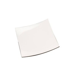 American Metalcraft MEL42 Concave Melamine Platter, Square, 12-Inch, White
