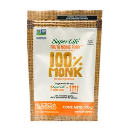 Stevia, Stevia Super Life Fruta del Monej Pura 100% Monk 100g, 100 gramos