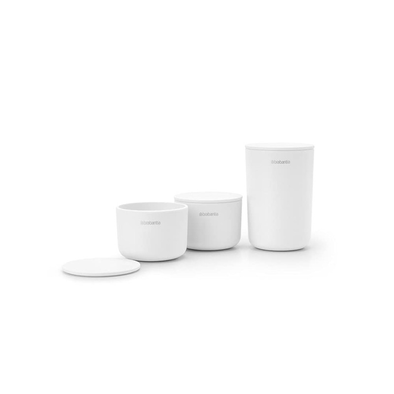 Brabantia 281327 ReNew Collection Storage Containers, White