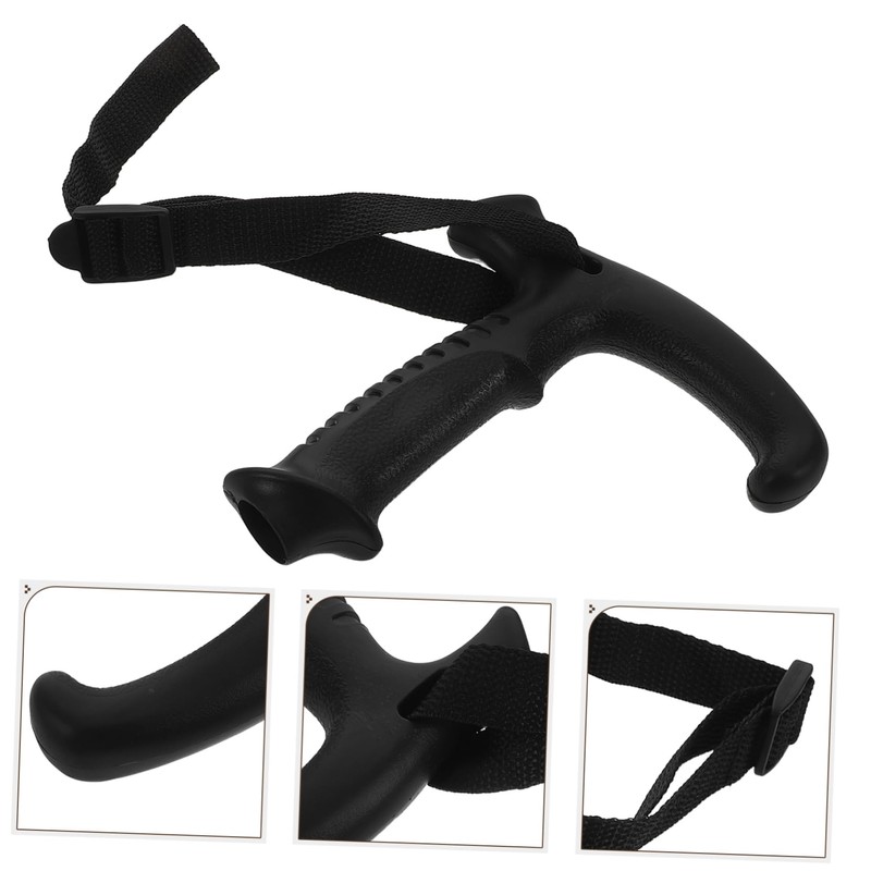 WOONEKY Ergonomic Mountaineering Pole Grip with Adjustable Wrist Strap Sturdy