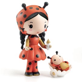 DJECO (DJ06958) Teeny, Coco & Minico, Ladybug, Toy, Girls, Doll, Pretend Play, 4 Years Old, Present, Scandinavian Style