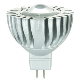 Sunlite MR16/1LED/5W/GU5.3/12V/WW LED 12-volt 5-watt GU5.3 Based MR16 Lamp, Warm White Color