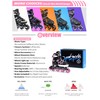 2PM SPORTS Boys Adjustable Inline Skates with Full Light Up