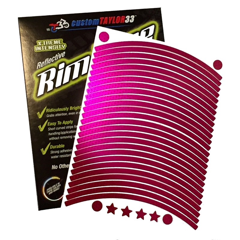 customTAYLOR33 New Special Edition Hot Pink High Intensity Grade Reflective