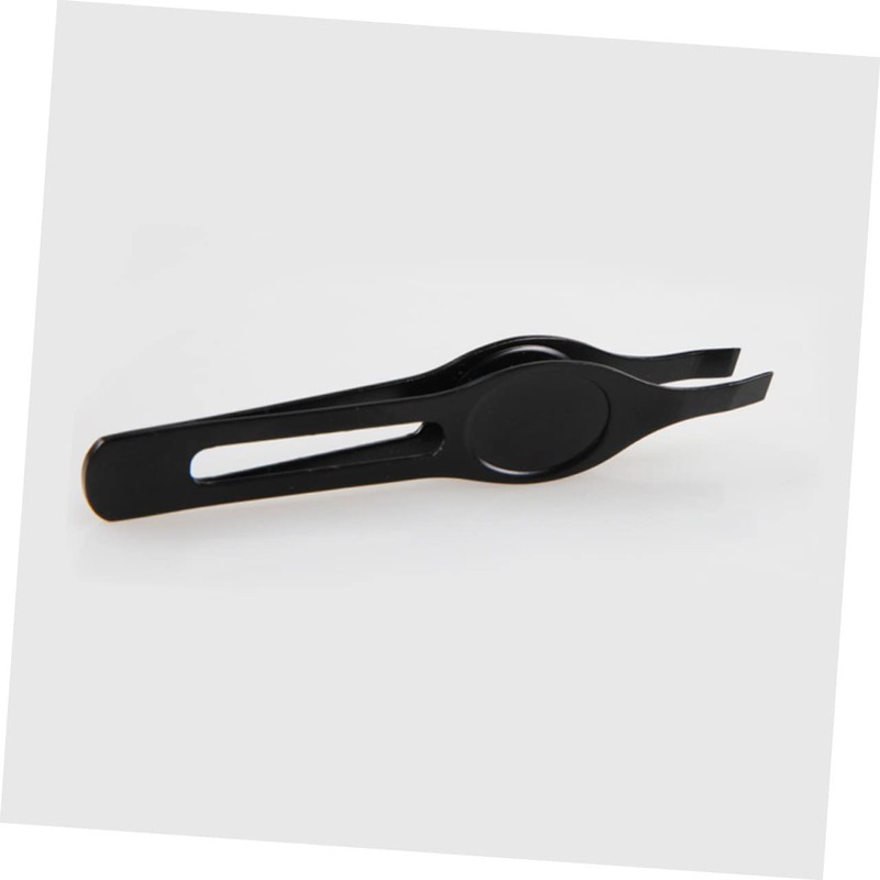 Ipetboom 1Set Stainless Steel Eyebrow Tweezers Mini Eyebrow Clips for