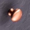 Gedotec DUKE Designer Furniture Knob Matt Copper for Drawers Elegant