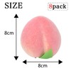 HIRAISM Food Sample Peach, Fruit, Fruit, Fake Lifelike Display Model,