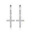 AKICE 2pcs 0.26ct Moissanite Brilliant Cut for Certified Earring S925