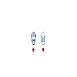 M10 X 1 34mm Steel Brake Bleed Screws Nipples (2)