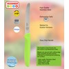 The Kosher Cook Parve Green Kitchen Knife – 4.5” Steak