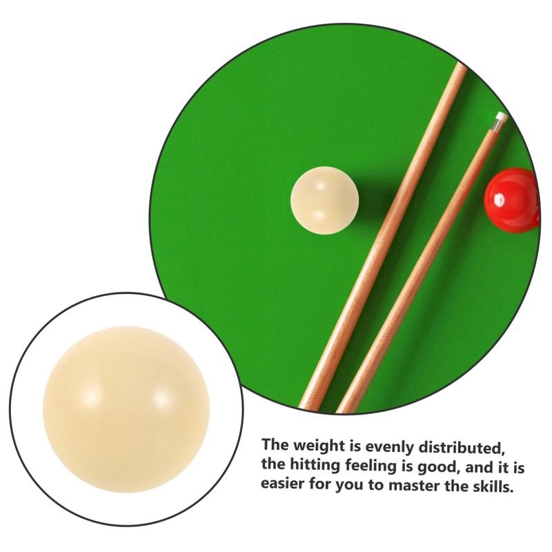 BESPORTBLE Pool Table Balls 4 Pack White Billiards Balls Billiard