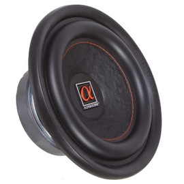 Alphasonik HSW208 Hyper 200 Series 8” 200 Watts Max / 600 Watts RMS Single 4 Ohm Car Subwoofer Stamped Alpha Steel Basket with High Grade Magnet Non Pressed Paper Cone Audio Speaker Bass Sub Woofer