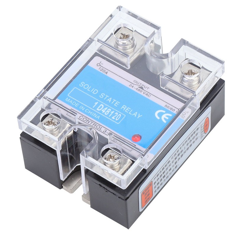 Solid State Relay 3-32VDC Input 24-480VAC Load DC AC SSR
