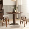 LYLNBYWK Bar Stool Covers Set of 2, Stool Covers Round