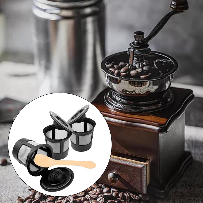 Mr. Gadget's Solutions Universal Refillable Coffee Filters – Reusable Pods
