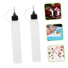 TEHAUX 6pcs Plastic Dropper Bottles Blunt Tips for Crafting Gluing