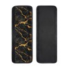 NeuKim 4 PCS Black Golden Marble Refrigerator Door Handle Covers