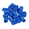 sourcing map 20pcs Rubber End Caps 14mm ID Vinyl PVC