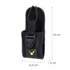 tee-uu COM TAC Digital Radio Holster Black | Padded Device