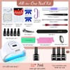JODSONE Gel Nail Polish Kit with UV Light 32 Color