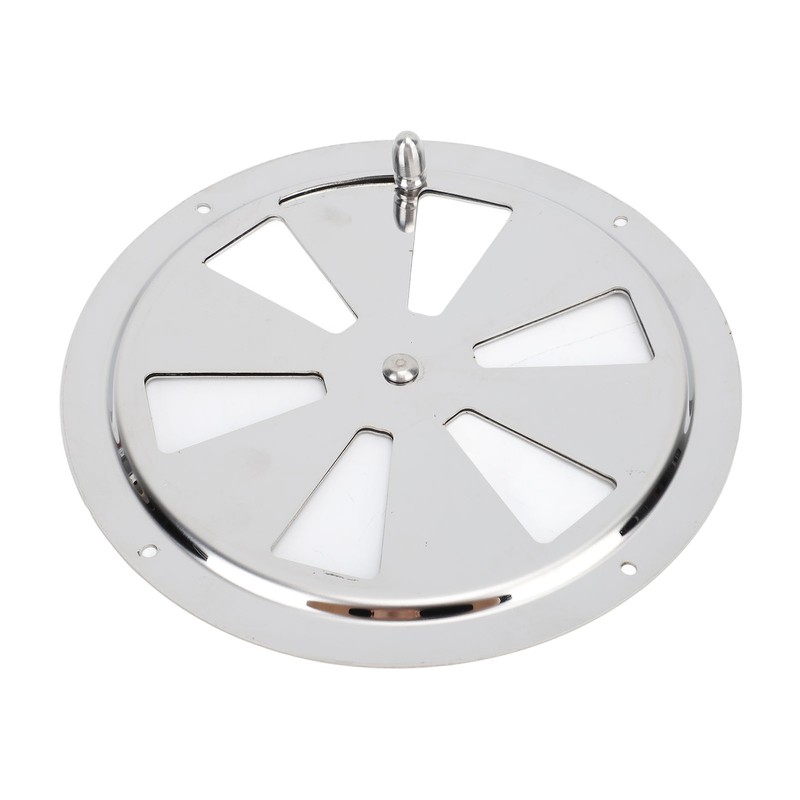 Cabin Ventilation Plate Marine Grade Stainless Steel Round Louver Vent