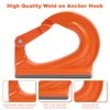 Leero 10 Ton G80 Weld on Anchor Hook, Heavy Duty