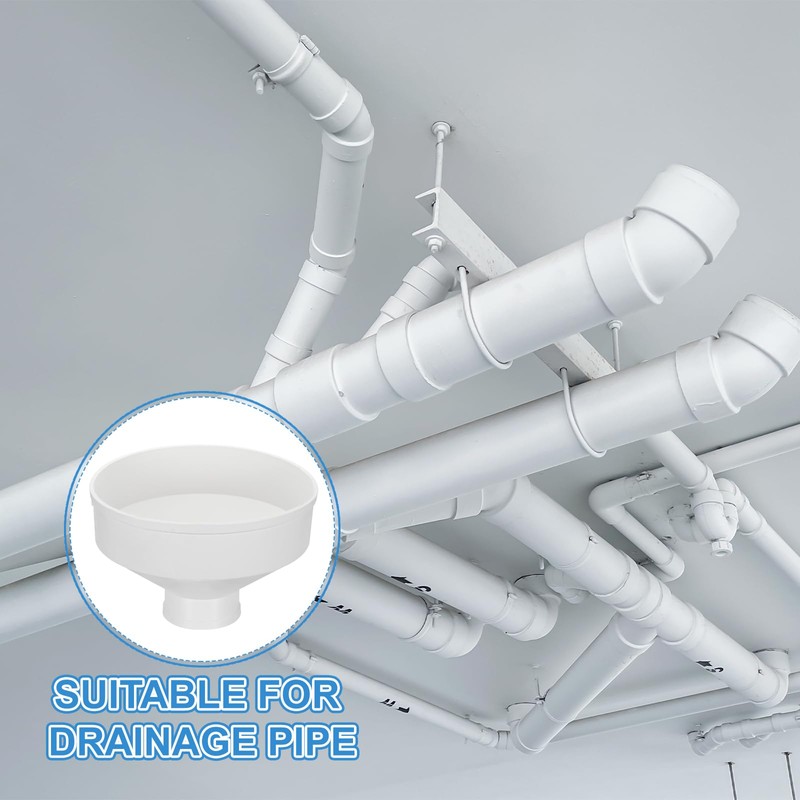 PATIKIL 12" to 4" Duct Reducer, PVC Pipe Increaser Adapter